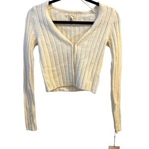 Elegant Cream Crop Top